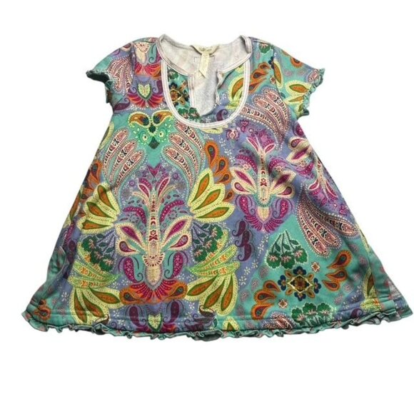 Matilda Jane Treasure Trove Paisley Print Swim Cover Up 4 Years - Picture 1 of 7
